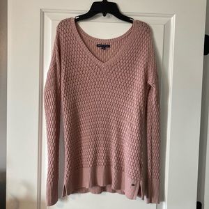 pink sweater american eagle
